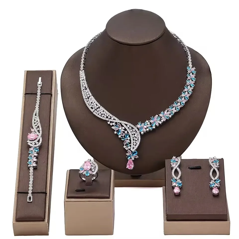 Nous conjunts de joieria de núvia per a dona